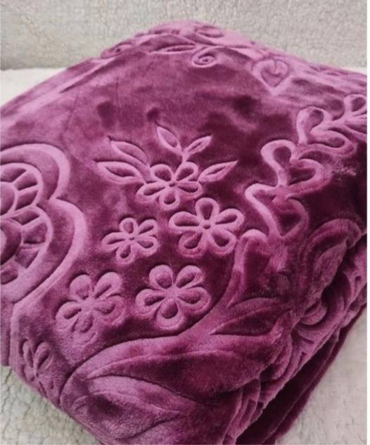 تصویر 4 از فروش عمده پتو زمرد گلدار با قیمت مناسب